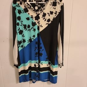 Style & Co dress multicolored 100% polyester